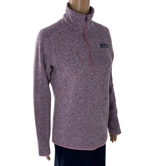 Patagonia Hazy Purple Quarter Zip Pullover Better Sweater - Picture 7 of 12